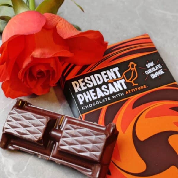 Resident Pheasant Orange Dark Chocolate Bar