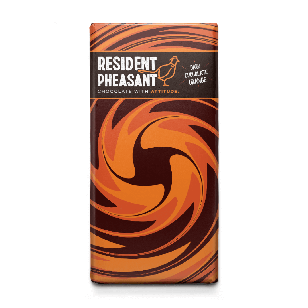 Resident Pheasant Orange Dark Chocolate Bar