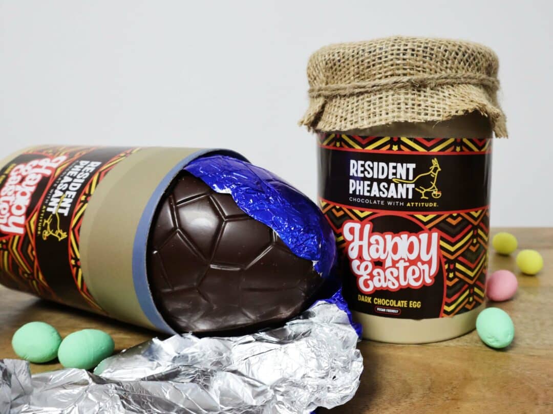 Open Dark Chocolate Easter eggs